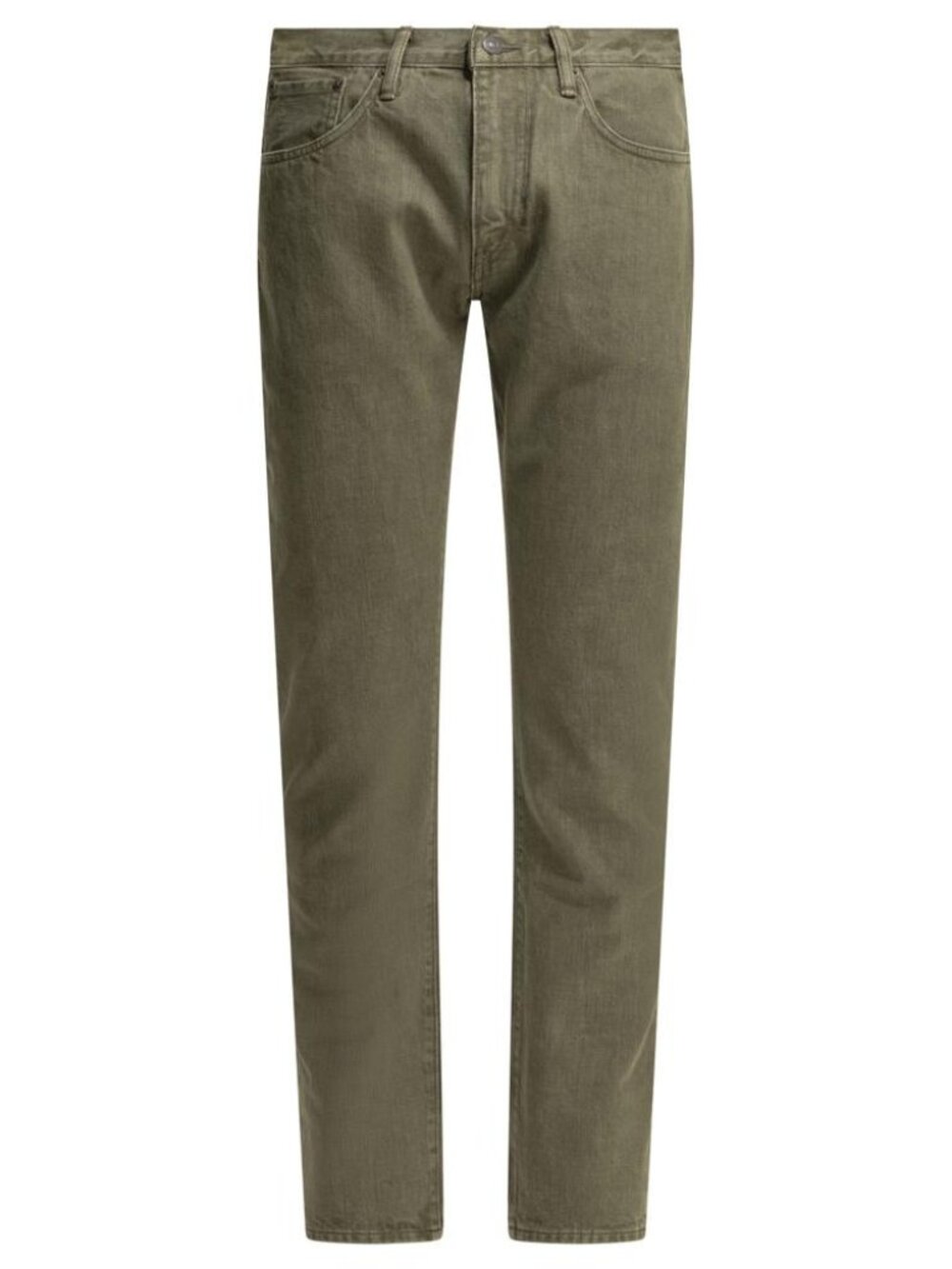 Rrl By Ralph Lauren Olive Straight-Leg Jeans Tag Size 30/32 Men